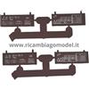 Rivarossi RICW - RICAMBI ORIGINALI RIVAROSSI- R28675 TABELLE LATERALI CARRO PIANALE Rgs FS