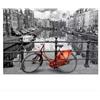 EDUCA Amsterdam Bicicletta Bianco e Nero Puzzle 1000 Pezzi 68x48 cm EDUCA Nuovo