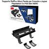 Iplay Supporto Staffa a Muro Parete per Console e Joypad Playstation 5 e PS5 Slim NERO