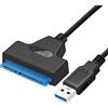 Bosion CAVO ADATTATORE DA SATA A USB 3.0 HARD DISK ESTERNO 2,5" DISCO RIGIDO SSD PC