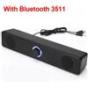 VIKEFON Soundbar per PC, altoparlante Bluetooth cablato e wireless, soundbar.