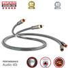 Qed Performance Audio 40i da 1MT cavo rca conduttori solidi e connettori anamate