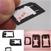 NANO ADATTATORE MICRO 4 SIM MINI IN 1 CELLULARE SMARTPHONE TABLET 3G hn