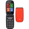 Brondi Raptor 2.8'' Dual Sim Tasti Rapidi Torcia Flip Attivo Orange Metal