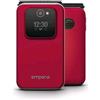 EMPORIA JOY V228 SENIOR PHONE 2G 2.8" CLAMSHELL USB-C FOTOCAMERA ITALIA RED