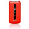 Brondi President Telefono Cellulare Dual Sim 3'' Rosso