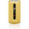 Brondi President Telefono Cellulare Dual Sim 3'' Oro