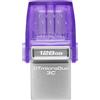 KINGSTON Pen Drive Chiavetta USB 128 GB Porpora DTDUO3CG3 Kingston