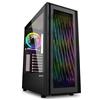 SHARKOON CASE RGB WAVE, ATX, ADDRESSABLE, 7 SLOT EXPANSION, 1 USB-C, 2 USB 3.0