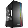 Sharkoon Case PC Desktop Midi Tower per PC Nero RGB Slider