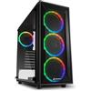 SHARKOON CASE TG4M RGB ATX VETRO TEMPERATO 6 SLOT ESPANSIONE, 3X120MM FAN FRONT,