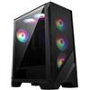MSI MICROSTAR MSI MAG FORGE 120A AIRFLOW Computer Case Midi Tower Nero-Trasparente