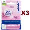 Labello 3 PZ LABELLO PEARLY SHINE BURROCACAO STICK LABBRA IDRATANTE BURRO KARITE' 4,8ml