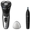PHILIPS PED PHILIPS S3143/02 RASOIO ELETTRICO RICARICABILE WET E DRY 3 TESTINE CON RIFINITOR