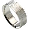 scritta ITALIANO Nostro Anello Padre Amen Ave Maria color argento donna eq