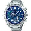 CASIO Orologio CASIO EFV-620D-2AVUEF Uomo Cronografo Acciaio Cint. Acciaio 100m Nuovo