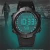 Uomo LCD Impermeabile Silicone digitale Data Sport Cronometro Orologio HONHX lk
