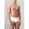 Perofil OFFERTA 3 PEZZI PEROFIL SPORTIVO Slip Medi Uomo 100% Filo Scozia BIANCO