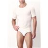 PEROFIL T-shirt M/M Girocollo Lana Seta BIANCO