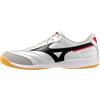MIZUNO Morelia Sala Pro In Q1GA2513 09 Super White Pearl Black Width 2E Futsal