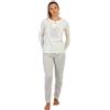Noi di Notte Pigiama Donna Manica Lunga 100% Cotone Leggero NOI DI NOTTE FA009016-9195