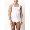 Cagi OFFERTA 6 PEZZI CAGI 1100 Canottiere Spalla Stretta Costina Uomo BIANCO
