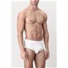 PEROFIL SPORTIVO Slip Medio Uomo 100% Filo Scozia BIANCO