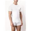 Cagi OFFERTA 3 PEZZI CAGI 1308 T-shirt Serafino in Cotone BIANCO