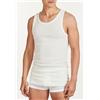 RAGNO 060032 Canottiera Spalla Larga Uomo 100% Lana Merinos BIANCO