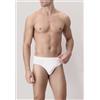PEROFIL GIOVE Slip Medio 100% Filo Scozia BIANCO