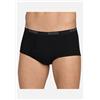 Sloggi OFFERTA 6 PEZZI SLOGGI MEN BASIC MAXI Slip Apertura Uomo BIANCO - NERO - GRIGIO