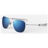 Randolph Engineering OCCHIALE DA SOLE / SUNGLASSES RANDOLPH AF158 55MM MATTE CHROME ATLANTIC BLUE