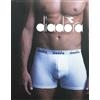 Diadora boxer diadora intimo da uomo in cotone naturale elasticizzato vari colori grigio