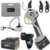 Laecabv 40mm forbici potatura elettriche professionali, 2 batterie da 2.0Ah+4.0A