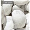 Zandobbio Ciottoli Sassi Bianco Carrara per Giardino Decorativi Vasi Aiuole Sacco 25kg