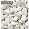 Zandobbio Ciottoli Sassi Bianco Carrara per Giardino Decorativi Vasi Aiuole Sacco 25kg
