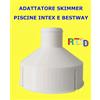 intex bestway Adattatore aspira fango su skimmer Intex/Bestway 38mm