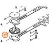 STIHL RUOTA DENTATA LAME PER TAGLIASIEPI HS 45 45 2-MIX ORIGINALE