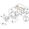 STIHL CARTER GUSCIO SUPERIORE SILENZIATORE MARMITTA MOTOSEGA MS 500i ORIGINALE