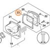 STIHL GUARNIZIONE GUSCIO MARMITTA SILENZIATORE MOTOSEGA MS 500i ORIGINALE