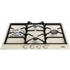 Smeg Piano cottura da incasso a gas 4 Fuochi colore Crema - SR764PO Smeg