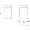 Smeg FA120ES monoporta Sottopiano 114 L E Argento