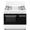 Ducati Cucina a Gas 4 Fuochi Forno a Gas 90x60 cm Portabombola Bianco Ducati SD490GW