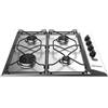Indesit Piano cottura gas 4 zone Paa 642 Ix I We 1 Inox (60cm)