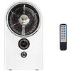 DPM Ventilatore Nebulizzatore da Terra Serbatoio 2 Litri 80 Watt Bianco GIULIA2 DPM