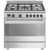 Smeg Cucina gas 5 zone Forno elettrico CONCERTO BG91X2 Stainless steel Classe A