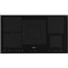 Hotpoint Piano cottura induzione 5 zone Ht 1090 Ba Black (90cm)
