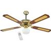 DCG Ventilatore Soffitto con Luce DCG Eltronic Telecomando 4 Pale ø 124 cm VECRD43TL