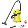 KARCHER Bidone Aspiratutto Aspiraliquidi 19 Litri 1000 W con Ruote 1.628-107.0 Karcher
