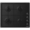 CANDY CHW6LBB PIANO COTTURA A GAS DA INCASSO 4 FUOCHI NERO